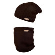 Set pletená čepice a nákrčník Outlast ® Černá - Vel. 5 (49 - 53 cm)