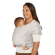 Šátek/Aura Sustainably Sourced Mesh Baby Wrap Ergobaby  - Soft Grey