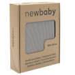 Bambusová pletená deka New Baby 100 x 80 cm - Grey