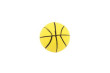Míček basketbal guma 8,5cm - Žlutý