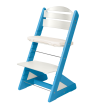 Dětská rostoucí židle Jitro Plus barevná  - Sv. modrá + bílá