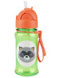 Zoo tritan Láhev s brčkem 355 ml 12m+ Skip hop  - Medvídek mýval