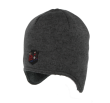 Zimní čepice na uši nažehlovačka šedá RDX - Vel. 4