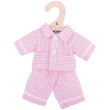 Růžové pyžamo pro panenku Bigjigs Toys - 28 cm