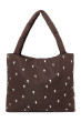 Puffy Mom Bag Studio Noos - Brown Hearts