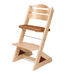 Dětská rostoucí židle Jitro Plus Buk - Hnědý klín + hnědý