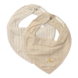 Bryndáček bandana 2 ks Little Dutch - Pure Soft Beige