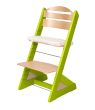 Dětská rostoucí židle Jitro Plus barevná  - Sv. zelená + přírodní