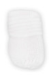 Kojenecké rukavičky pletené, zimní - Vel. 56-68 (0-6 m) Baby Nellys - Bílé