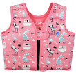 Dětská plovací vesta Go Splash Zvířátka růžová - Vel. M (2-4 roky) 