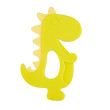 Silikonové kousátko Dinosaurus Canpol babies - Žlutý