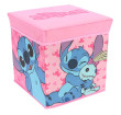 Úložný box a taburetka Cozy Noxxiez - Stitch růžový