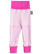 Protiskluzové kalhoty pro děti na lezení bio růžové -  Vel. 74
