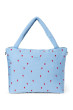 Puffy Diaper Bag - přebalovací taška Studio Noos - Light Blue Hearts