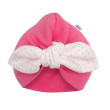 Dívčí čepička turban New Baby For Girls dots - Vel. 80