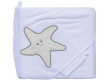 Froté ručník - Scarlett hvězda s kapucí - Bílá