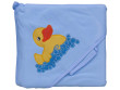 Froté ručník - Scarlett kačenka s kapucí - Modrá