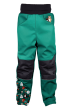 Softshellové kalhoty dětské Medvědi tyrkysové Wamu - Vel. 98-104