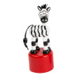 Mačkací veselé zvířátko 1ks  - Zebra
