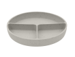 Talíř dělený s přísavkou Platinum Silicone KikkaBoo - Sand