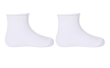 Kojenecké ponožky 1 pár Be Snazzy Bílé - 0 - 3 měsíce