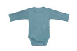 Bavlněné body dlouhý rukáv Pruhy modrá Baby Service - Vel. 74