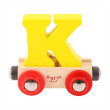 Vagónek dřevěné vláčkodráhy Bigjigs Rail - Písmeno K