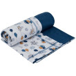 Letní dětská deka dvojitá bavlna Esito  - Myšky/Modrá