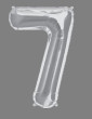 ALBI Nafukovací číslice - Stříbrná 41 cm - Stříbrná 7