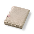 Deka pletená bambusová 75 x 100 cm BabyOno - Light Beige