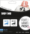 Barva na dětské otisky Baby Dab 2ks - Modrá, šedá