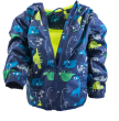 Chlapecká jarní/podzimní bunda s potiskem a kapucí, Pidilidi, modrá - Vel. 80/86