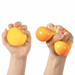 Barvu měnící antistresový míček Needoh 1 ks Schylling - Žlutá/oranžová