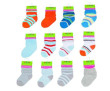 Kojenecké froté ponožky (0-6 m), Pidilidi, PD506,  - Odstíny Oranžové
