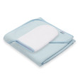 Dětská froté osuška s kapucí New Baby Basic 80 x 80 cm - Modrá