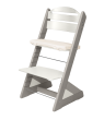 Dětská rostoucí židle Jitro Plus ŠEDÁ VÍCEBAREVNÁ - Bílá