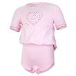 Body šaty tenké KR Outlast® - růžová baby/růžová-puntík lesk