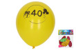 Balónek nafukovací 30 cm sada 5ks s číslem - 40