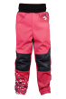 Softshellové kalhoty dětské Berušky červené Wamu - Vel. 110-116