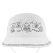 Vázací klobouk bílý pejsek a kočička RDX - Vel. 44