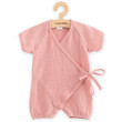 Kojenecký letní mušelínový overal New Baby pink - Vel. 62