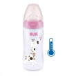 Kojenecká láhev NUK FC+Temperature Control 300 ml BOX-Flow Control savička - Pink