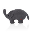 Pletená hračka Slon Zopa - Dark grey