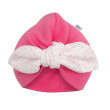 Dívčí čepička turban New Baby For Girls dots - Vel. 74