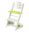 Dětská rostoucí židle Jitro Plus bílá - Sv.zelený klín + sv.zel.