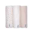 Swaddler Solid Matcha 3 balení 70 x 70 cm Lodger  - Powder