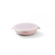 Silikonový talířek s přísavkou a víčkem BabyOno - Růžový