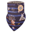 Šátek na krk podšitý Outlast® - Tm. modrá zvířátka teepe