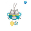Plyšová edukační zavazovací hračka Pastel Friends Canpol babies - Tyrkysová sova