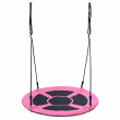 Houpací kruh čapí hnízdo 100 cm Baby Mix  - Růžový